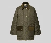 Regular Fit Steppjacke mit Cord-Details Modell 'ALDBURGH