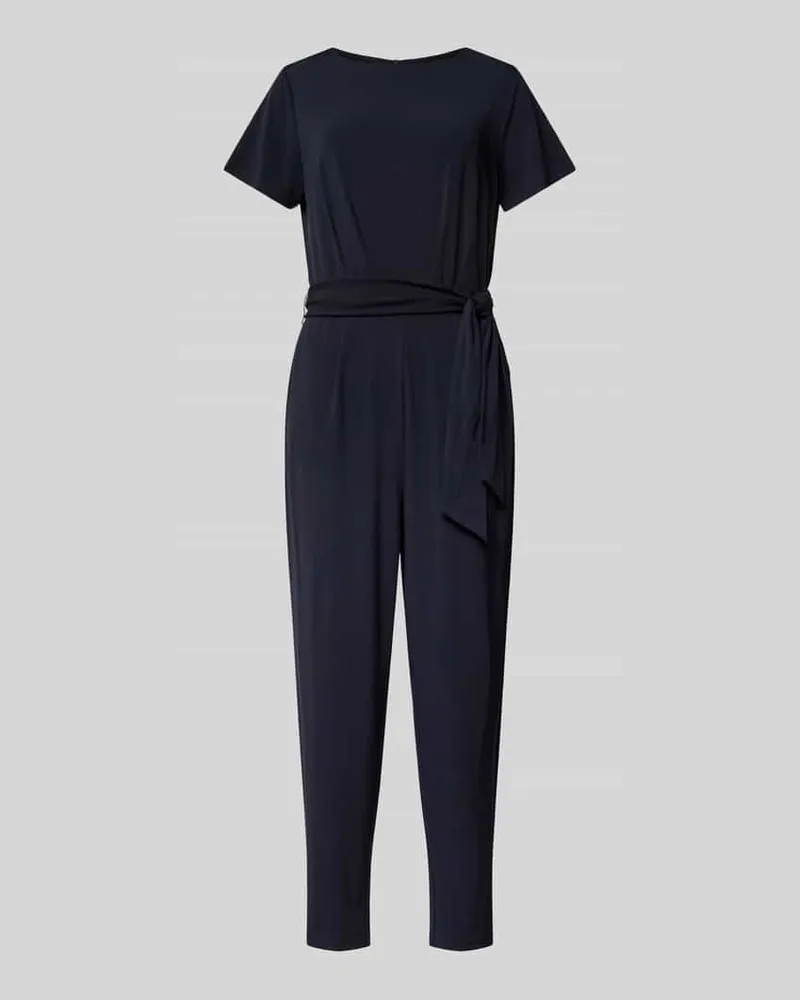 Betty Barclay Jumpsuit mit Bindegürtel Marine