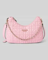 Guess Handtasche mit Steppnähten Modell 'ASSIA Pink