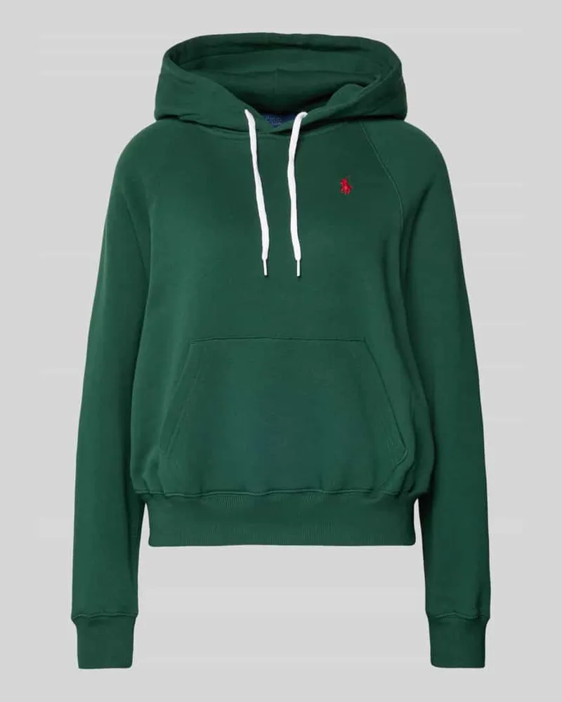 Ralph Lauren Regular Fit Hoodie mit Logo-Stitching Dunkelgruen