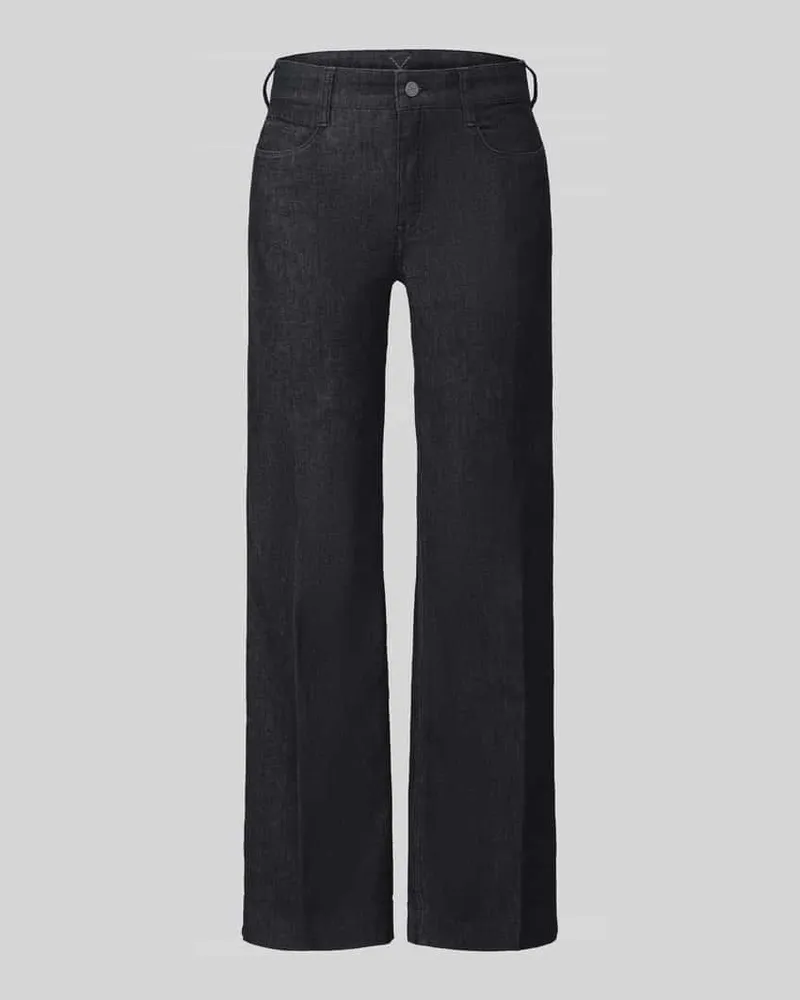 MAC Jeans Wide Leg Jeans aus Baumwoll-Mix Modell 'DREAM WIDE Marine