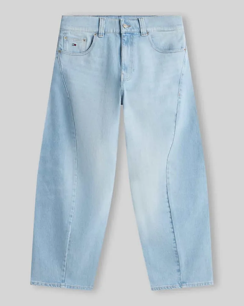 Tommy Hilfiger Barrel Leg Jeans aus Baumwoll-Mix Modell 'ASHTON Hellblau
