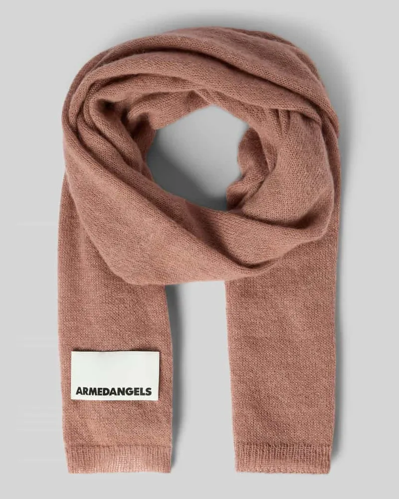 Armedangels Schal aus Woll-Mohair-Mix Modell 'YUKINAA SOLID Mauve
