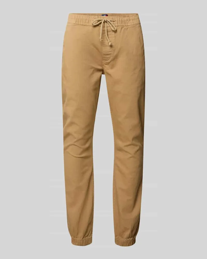 Tommy Hilfiger Slim Fit Chino aus Baumoll-Mix Beige