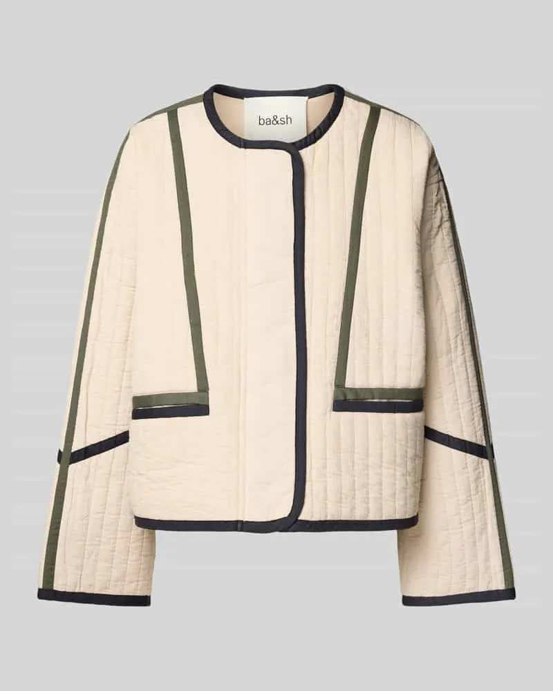 ba&sh Jacke mit Steppnähten Modell 'CHIM Ecru