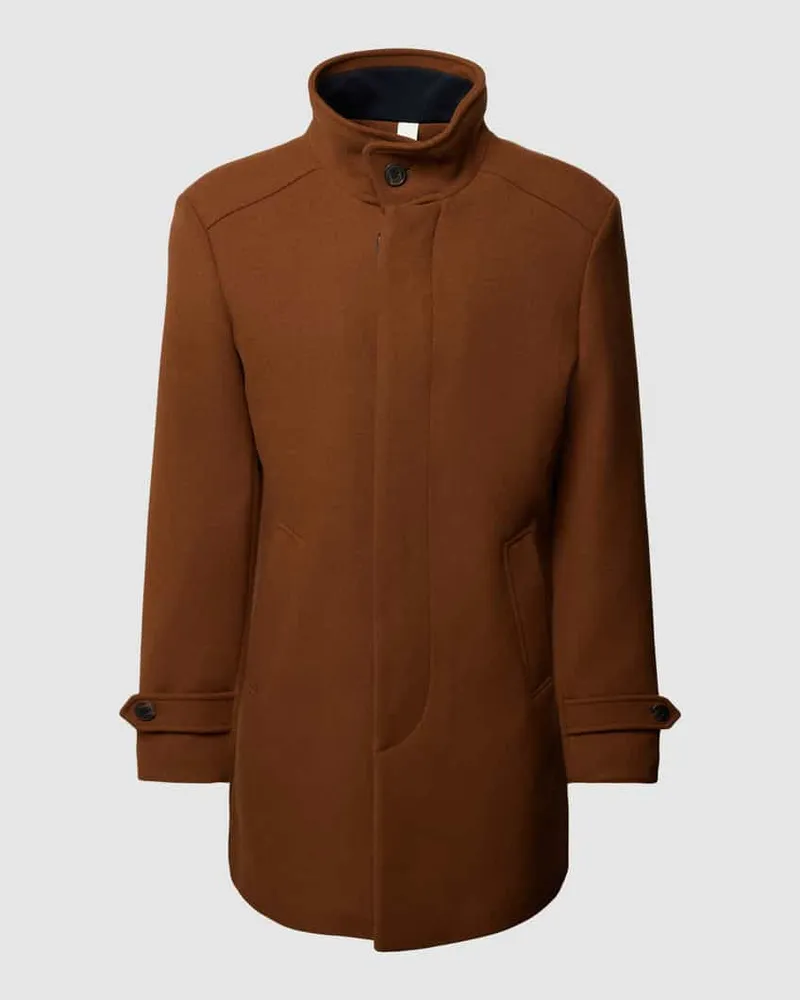 Selected Homme Mantel mit Stehkragen Modell 'REUBEN Camel