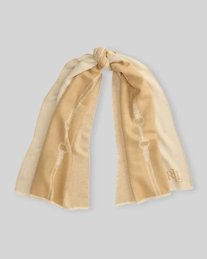 Ralph Lauren Schal mit Logo-Detail Camel