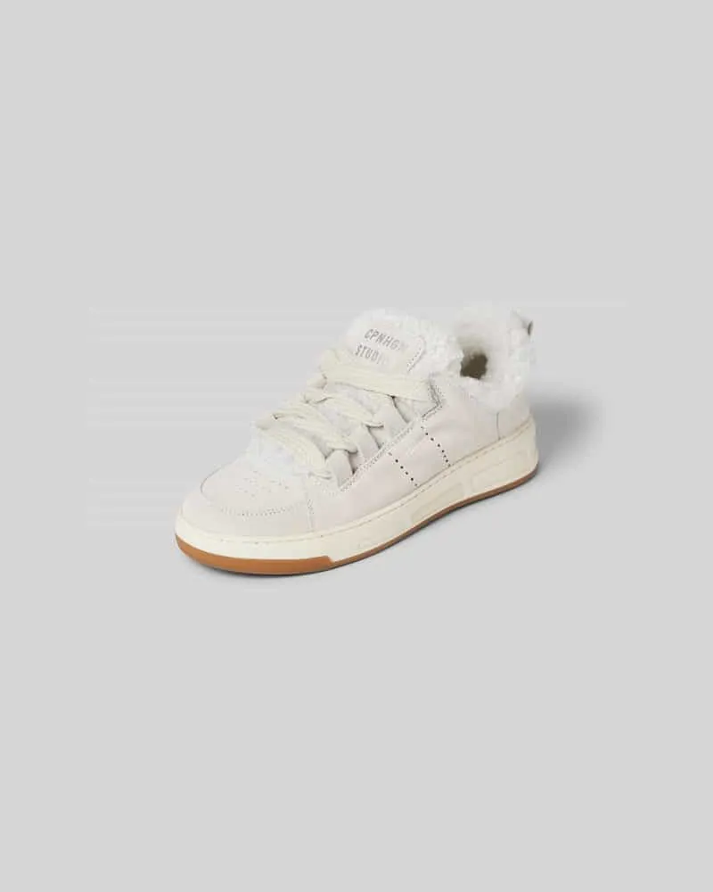 Copenhagen Sneaker aus Leder-Mix Offwhite