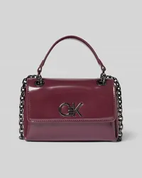 Calvin Klein Handtasche mit Label-Applikation Bordeaux