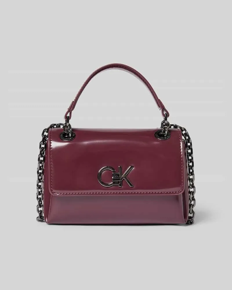 Calvin Klein Handtasche mit Label-Applikation Bordeaux