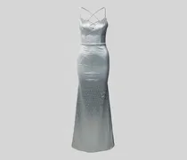 Abendkleid mit Ziersteinbesatz