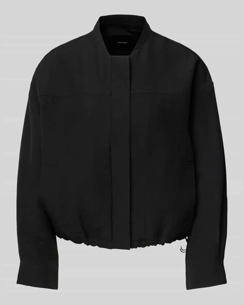 someday. Blazer mit verdeckter Knopfleiste Modell 'Neverly Black