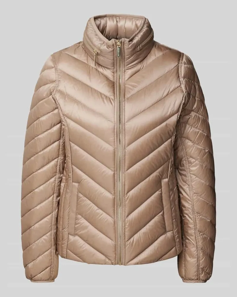 Michael Kors Steppjacke mit herausnehmbarer Kapuze Beige