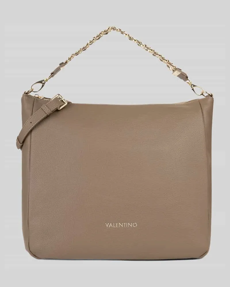 Valentino Bags Umhängetasche mit Kettenhenkel Modell 'LENA Taupe