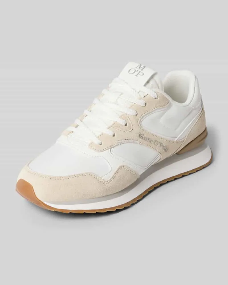 Marc O'Polo Sneaker mit Logo Detail Modell 'MAXIMA Weiss