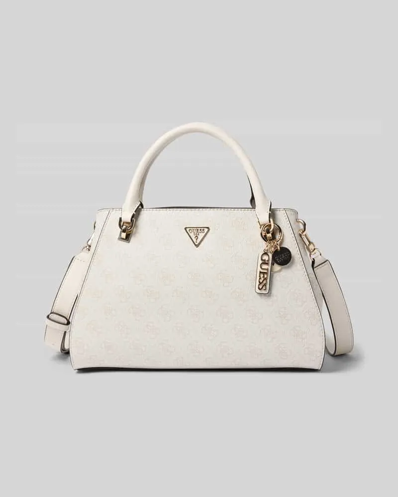 Guess Handtasche mit Logo-Detail Modell 'Noelle Weiss