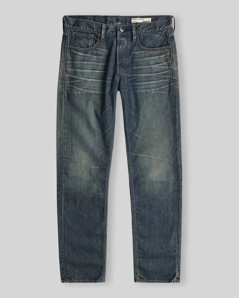 G-STAR RAW Slim Fit Jeans aus reiner Baumwolle Modell 'Streem Jeansblau