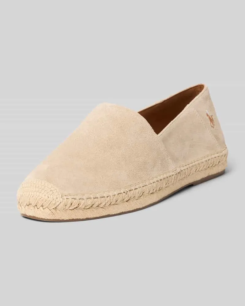 Ralph Lauren Espadrilles mit Logo-Stitching Modell 'CEVIO Beige