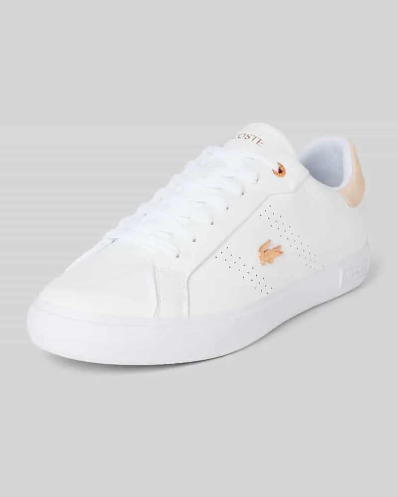 Lacoste Sneaker mit Label-Applikation Modell 'POWERCOURT 2.0 Rose