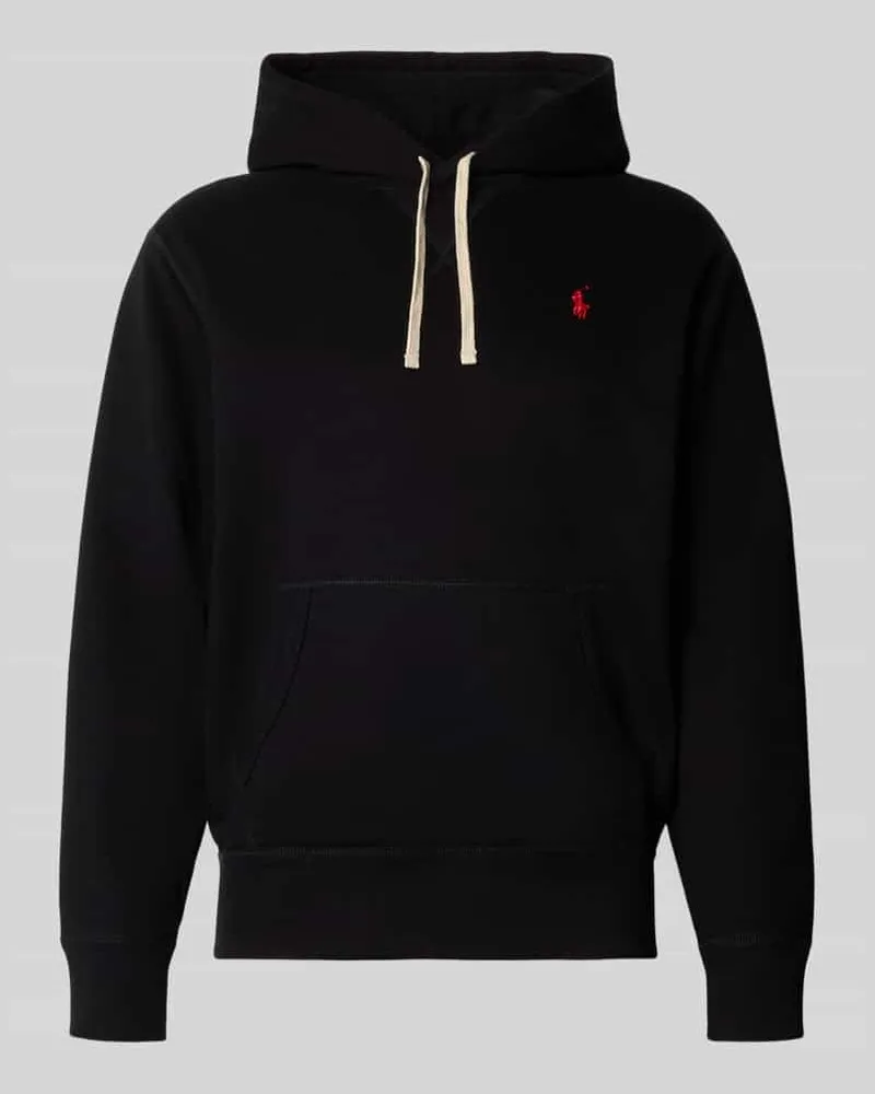 Ralph Lauren Regular Fit Hoodie mit Logo-Stitching Black