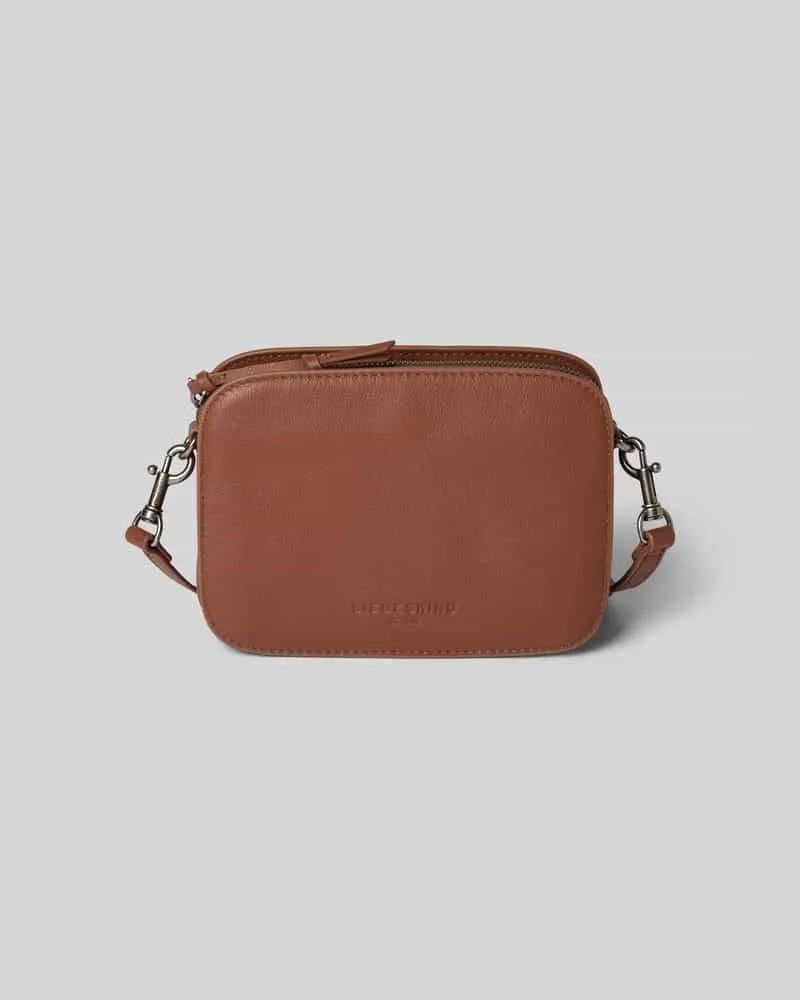 Liebeskind Handtasche mit Label-Detail Modell 'Luka Harris Cognac