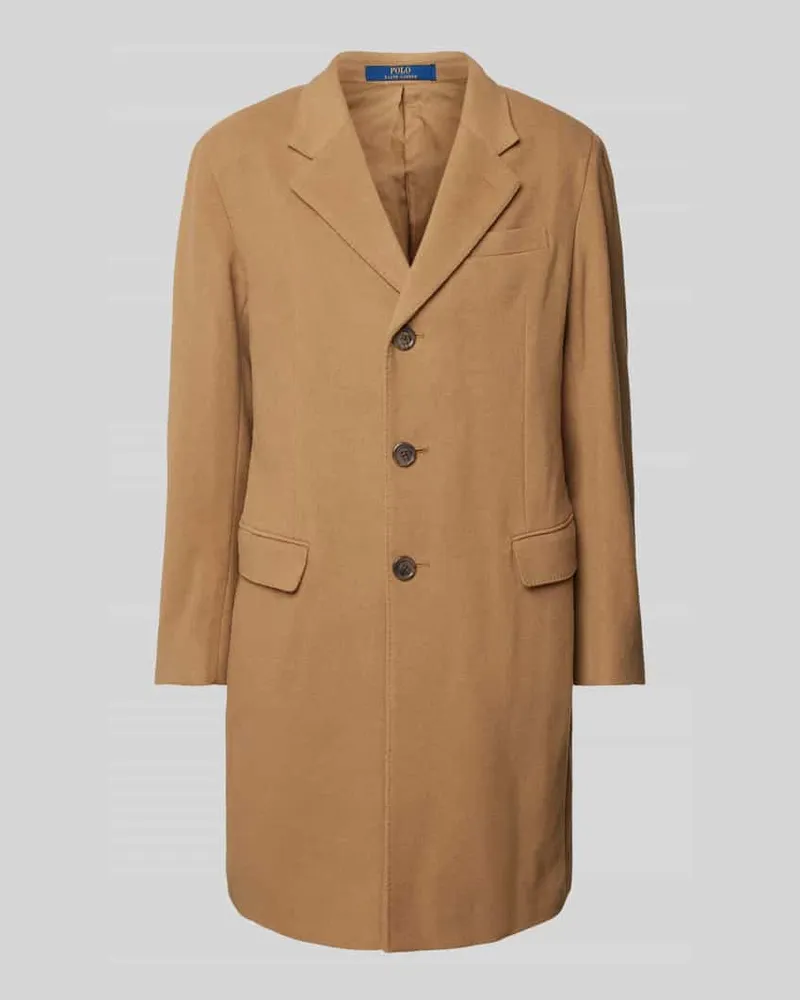 Ralph Lauren Mantel mit Reverskragen Camel