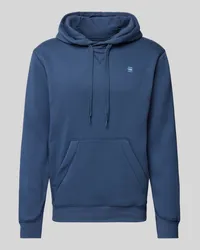 G-STAR RAW Hoodie mit Logo-Stitching Jeansblau