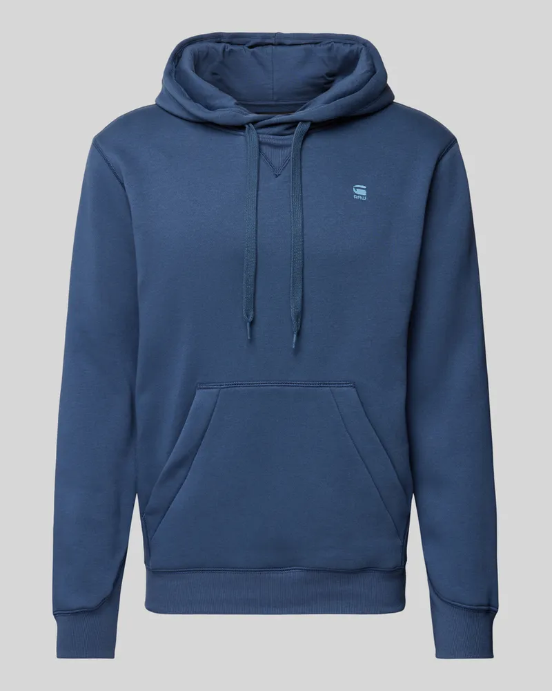 G-STAR RAW Hoodie mit Logo-Stitching Jeansblau