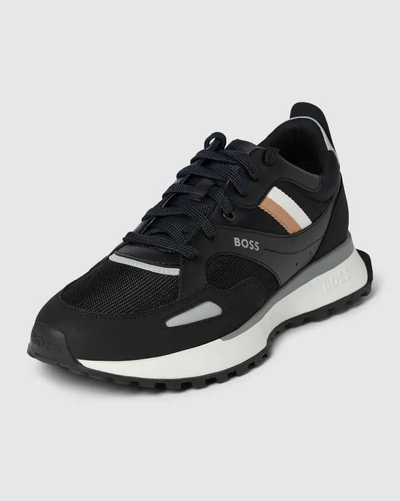 HUGO BOSS Sneaker mit Logo-Prägungen Modell 'Jonah Black