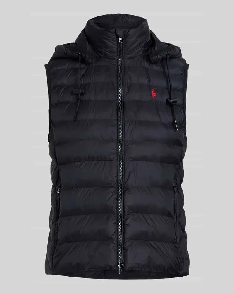 Ralph Lauren Regular Fit Steppweste mit Logo-Stitching Black