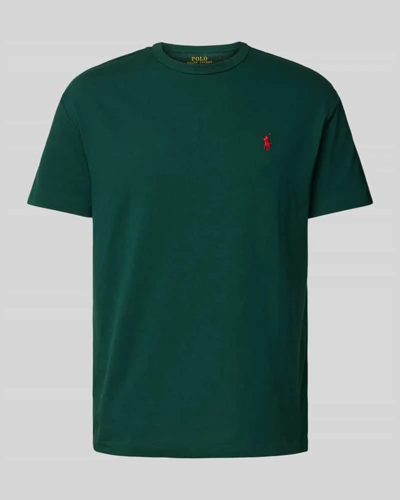 Ralph Lauren T-Shirt mit Logo-Stitching Dunkelgruen