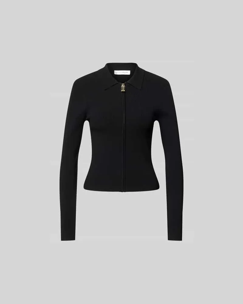 Victoria Beckham Slim Fit Jacke aus Viskose-Mix Royal