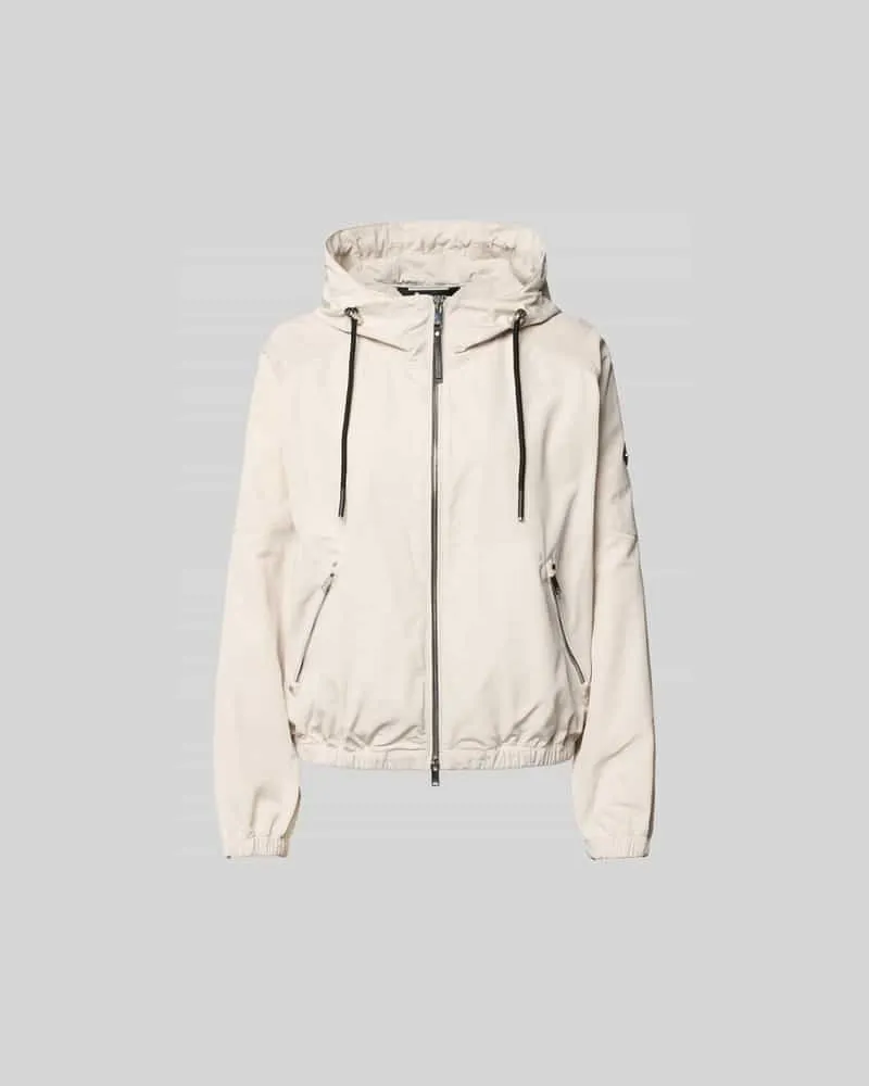 Moose Knuckles Jacke mit Zweiwege-Reißverschluss Ecru