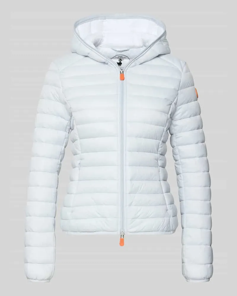 Save The Duck Slim Fit Steppjacke im Zweiwegereißverschluss Modell 'Daisy Stein