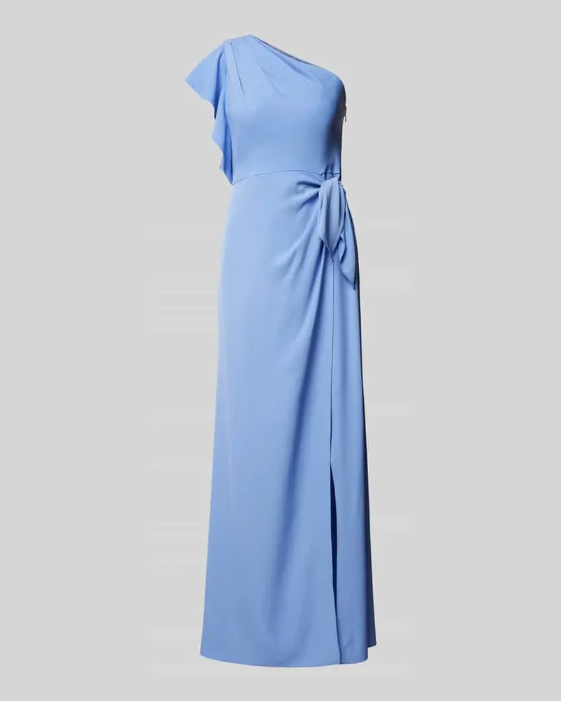 Adrianna Papell Maxikleid mit One-Shoulder-Träger Bleu