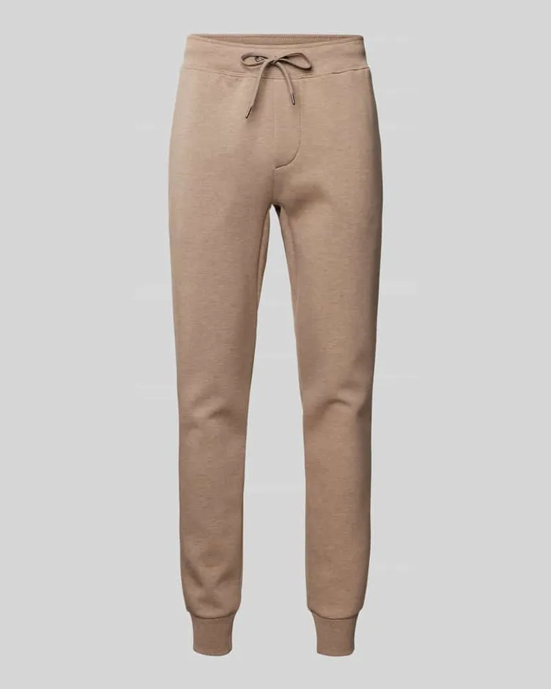 Ralph Lauren Regular Fit Sweatpants mit Baumwollanteil Beige