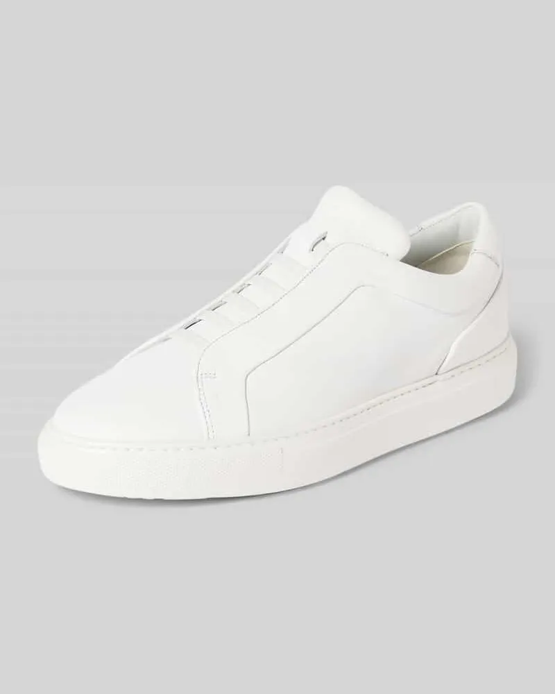 Lloyd Slip-on-Sneaker aus Leder Modell 'METRO Weiss