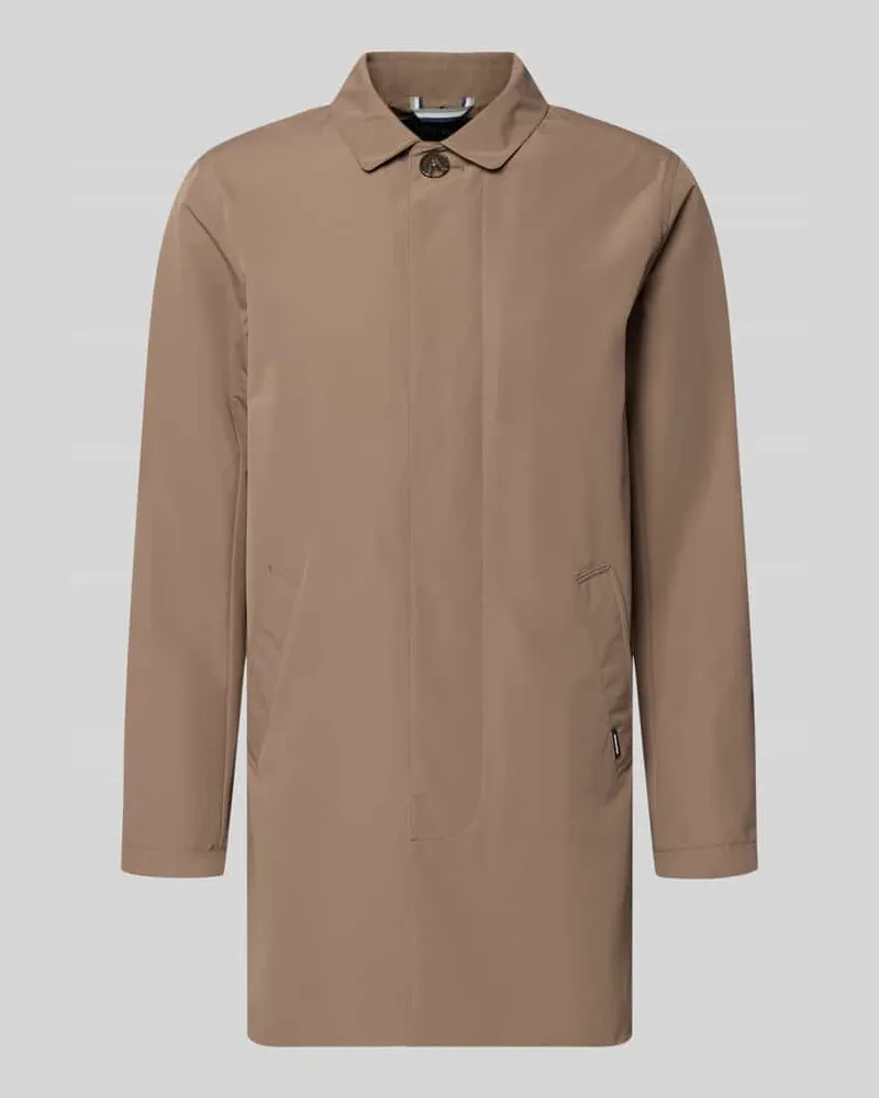 Matinique Kurzmantel mit verdeckter Knopfleiste Modell 'miles Camel