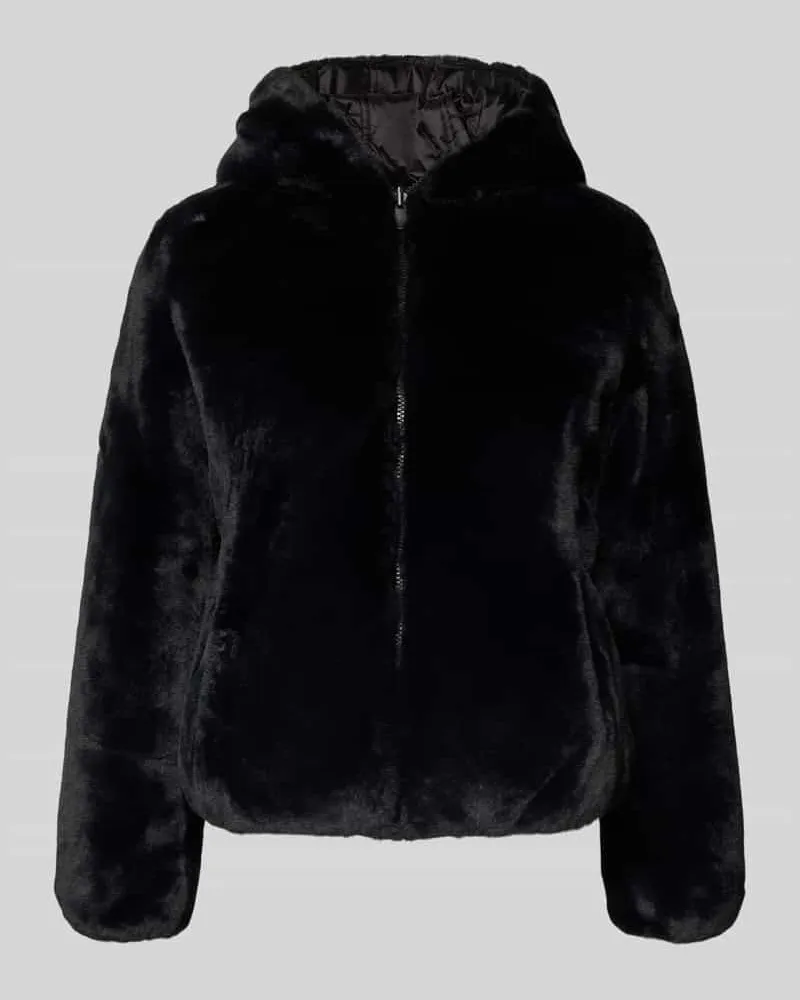 Save The Duck Sweatjacke mit Kapuze Modell 'LAILA Black