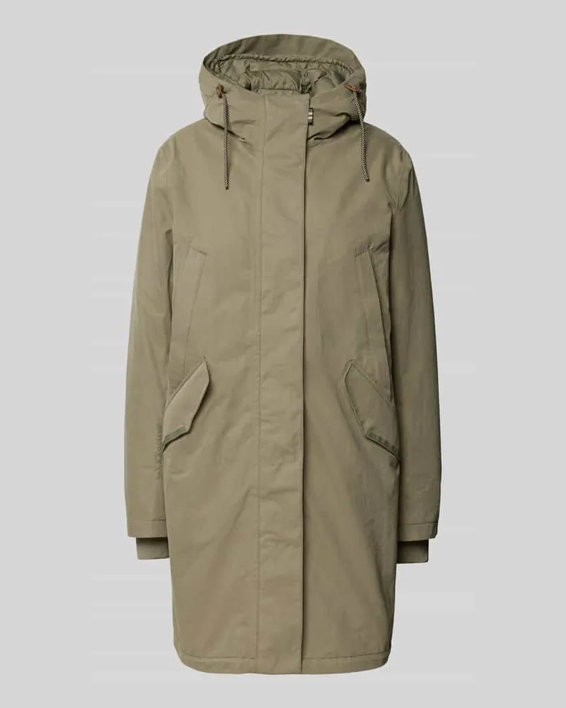 Camel Active Mantel mit Pattentaschen Schilf