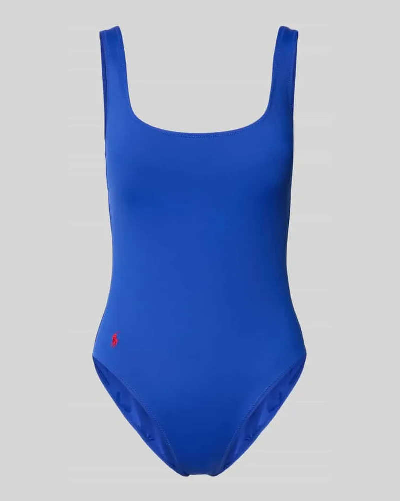 Ralph Lauren Badeanzug mit Logo-Stitching Royal