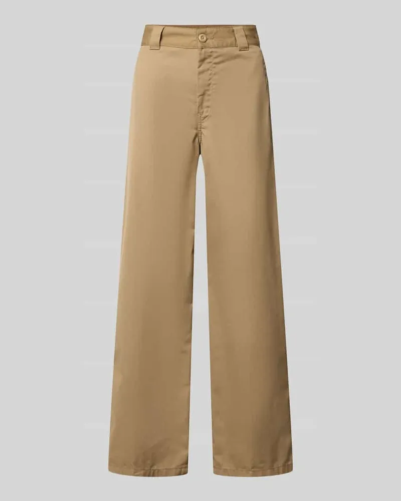 Carhartt WIP Loose Straight Fit Hose mit Eingrifftaschen Beige