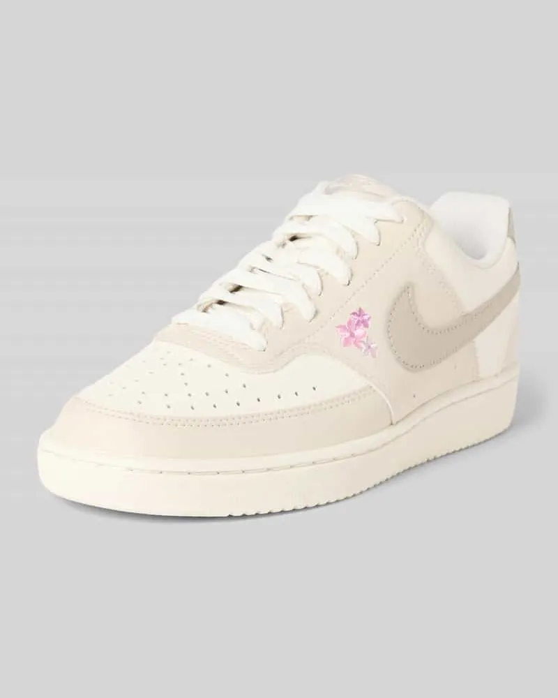 Nike Sneaker mit Blumen-Applikation Modell 'LO Hellbraun