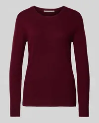 (THE MERCER) N.Y. Kaschmirpullover mit Rundhalsausschnitt Bordeaux