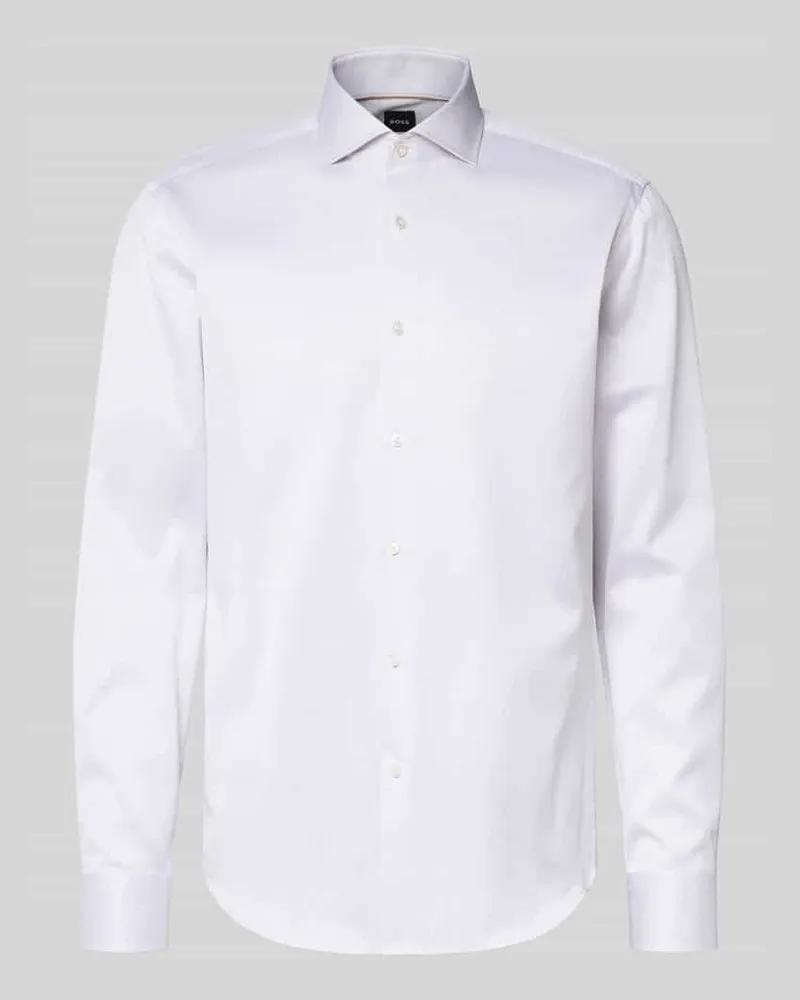 HUGO BOSS Regular Fit Businesshemd aus reiner Baumwolle Modell 'JOE Sand