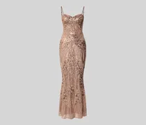 Abendkleid mit Pailletten