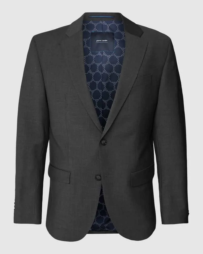 Pierre Cardin 2-Knopf-Sakko mit Pattentaschen Modell 'Grant Mittelgrau