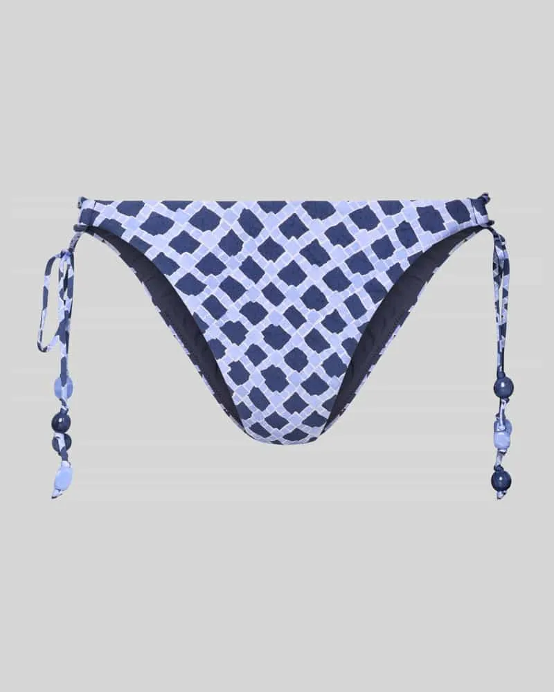 Seafolly Australia Bikini-Slip mit seitlicher Schnürung Modell 'MARSEILLE Blau