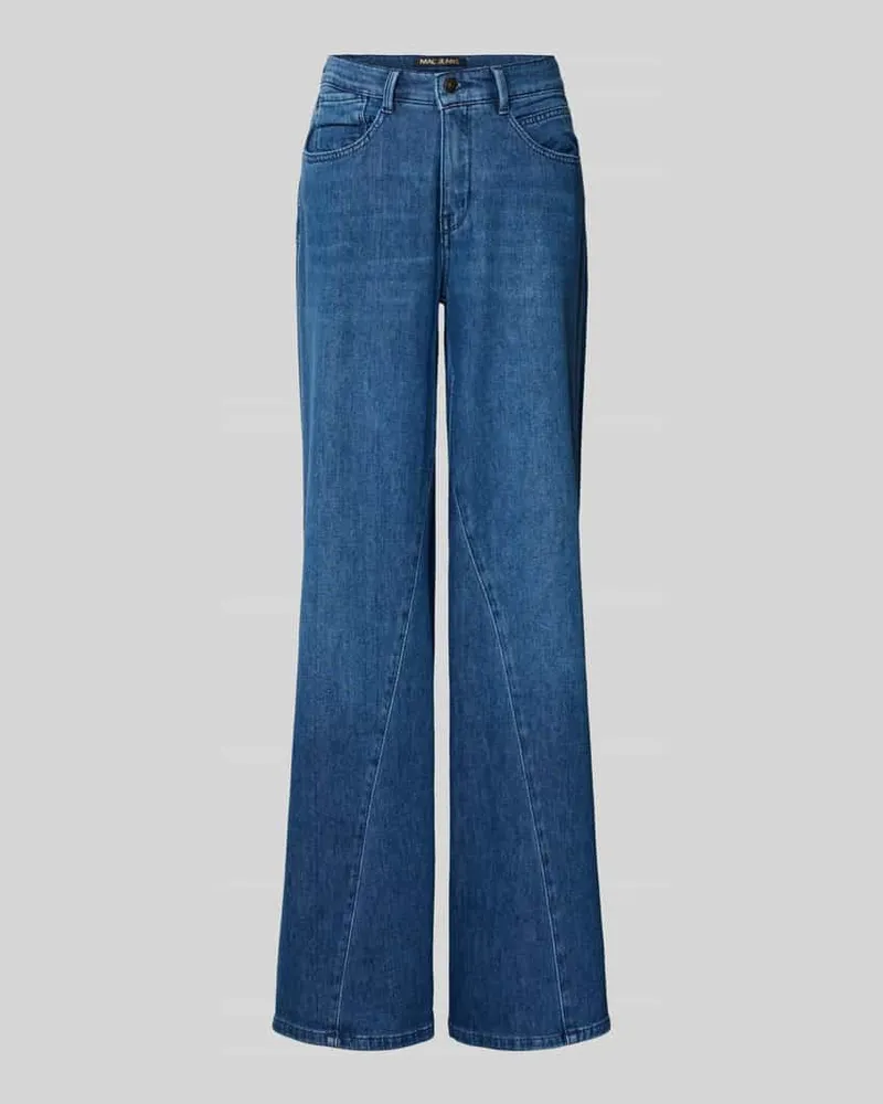 MAC Jeans Jeans mit weitem Bein Blau