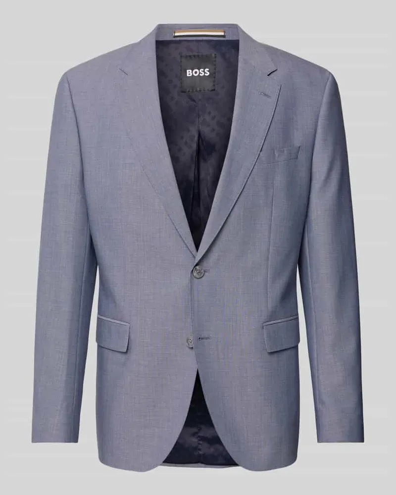 HUGO BOSS Sakko mit Brustleistentasche Modell 'Jasper Blau